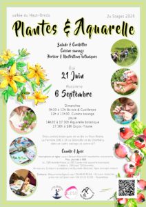 Journée Plantes & Aquarelle 2026 _ DIM. 21 Juin 2026